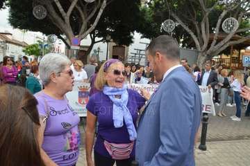 Telde protesta en silencio contra la violencia machista (Foto TA y Francisco Javier Santana)